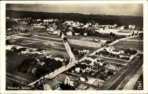 Ak Ostseebad Zempin auf Usedom, Fliegeraufnahme, Klinke & Co.14457