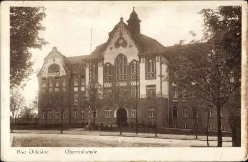 Ak Bad Oldesloe in Holstein, Oberrealschule