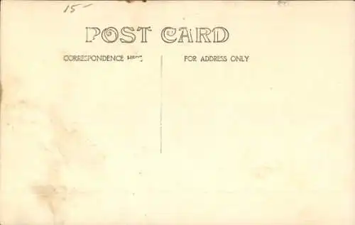 Foto Ak Mann mit Rind