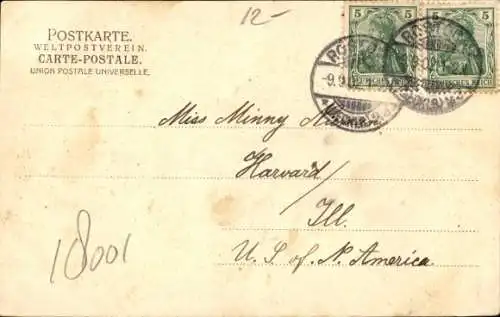 Ak Rostock in Mecklenburg Vorpommern, Hopfenmarkt