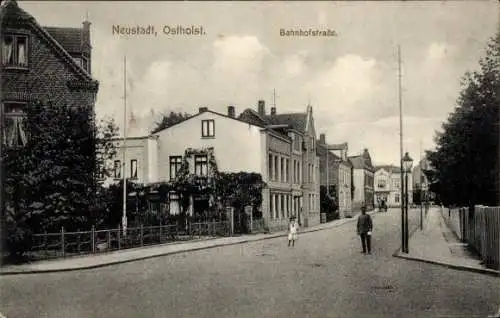 Ak Neustadt in Holstein, Bahnhofstraße