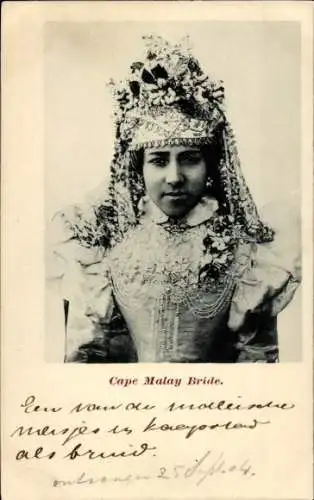 Ak Kapstadt Südafrika, Malaysian Bride, Cape Malay Bride