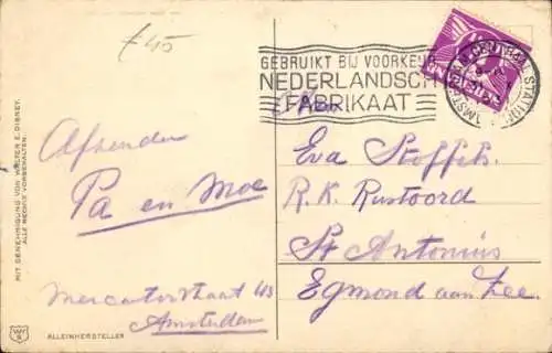 Ak Walt Disney, Micky Maus, Boxkampf