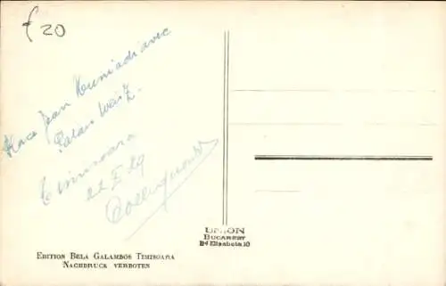 Ak Timișoara Temesvár Temeswar Rumänien, Piata Ioan Huniadi cu Palatul Weisz