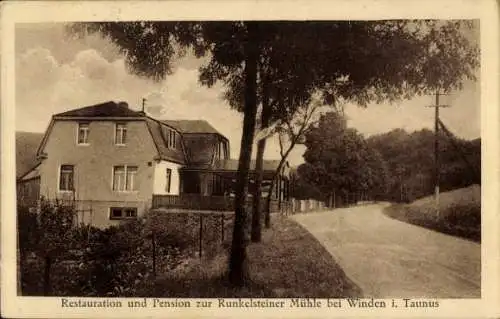 Ak Winden Weilrod im Taunus, Restauration und Pension Runkelsteiner Mühle