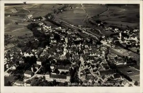 Ak Messkirch Meßkirch in der Schwäbischen Alb Baden, Luftbild