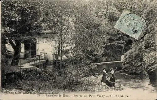 Ak Lamalou les Bains Hérault, Source du Petit Vichy