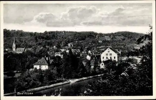 Ak Bad Kösen Naumburg an der Saale, Kirche, Wohnhäuser Wald