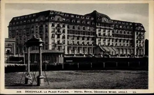 Ak Deauville La Plage Fleurie Calvados, Hotel Royal