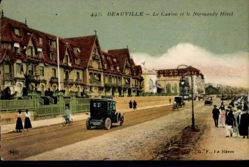 Ak Deauville Calvados, Casino, Normandy Hotel