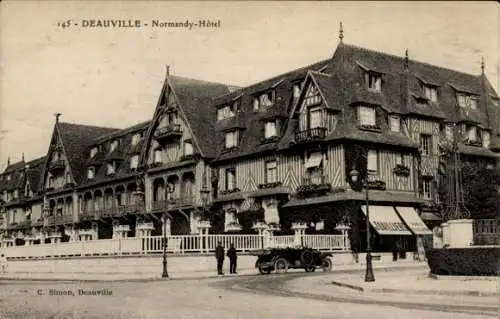 Ak Deauville Calvados, Normandy-Hotel