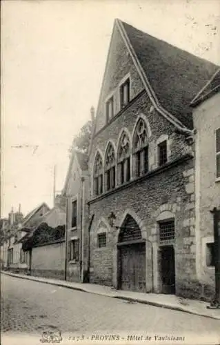 Ak Provins Seine et Marne, Hotel de Vauluisant