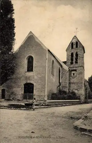 Ak Boissise la Bertrand Seine et Marne, Kirche