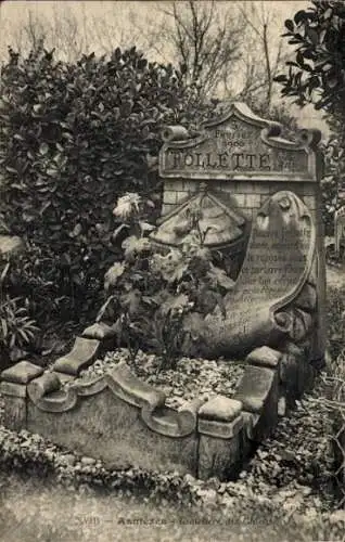 Ak Asnières sur Seine Hauts-de-Seine, Hundefriedhof