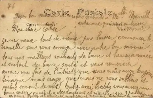 Ak Saint Aubin sur Mer Calvados, La Digue