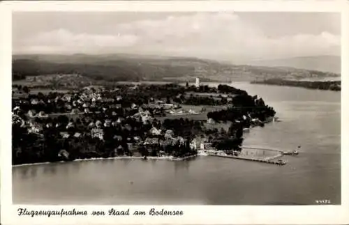 Ak Staad Konstanz am Bodensee, Fliegeraufnahme