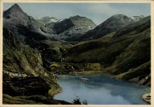 Ak Merok Geiranger Norwegen, Gesamtansicht