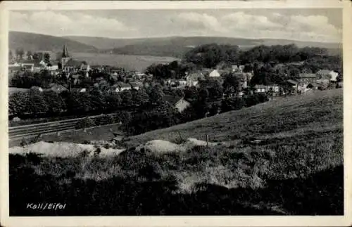 Ak Kall in der Eifel, Totalansicht