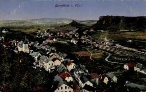 Ak Gerolstein in der Eifel, Panorama