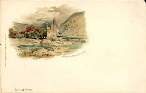 Ak Bingerbrück Bingen am Rhein, Mäuseturm