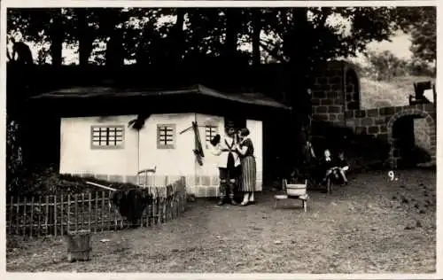 Foto Ak Bauerbach Grabfeld in Thüringen, Theaterszene, Wilhelm Tell, 1932