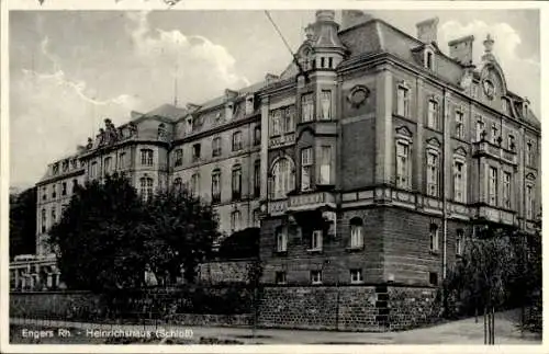 Ak Engers Neuwied am Rhein, Heinrichshaus, Schloss