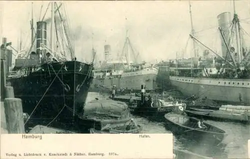 Ak Hamburg, Hafen, Dampfer Gouverneur