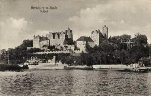 Ak Bernburg an der Saale, Schloss