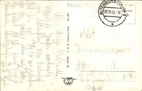 Ak Altenburg in Thüringen, Markt mit Kirche