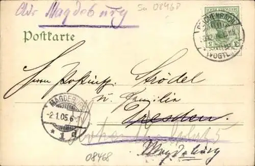 Ak Reichenbach im Vogtland, Stadtpark