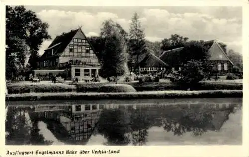 Ak Endel Visbek in Oldenburg, Gasthaus Engelmannsbäke