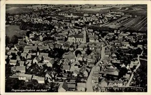 Ak Polch in Rheinland Pfalz, Fliegeraufnahme