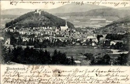 Ak Biedenkopf an der Lahn, Panorama