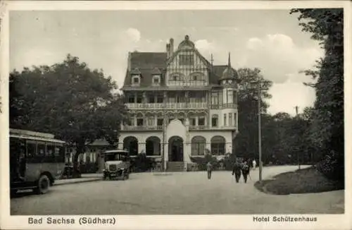 Ak Bad Sachsa im Harz, Hotel Schützenhaus