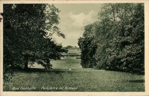 Ak Bad Nauheim in Hessen, Kurhaus, Park