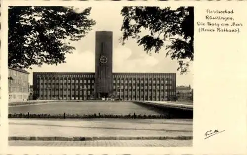 Ak Rüstringen Wilhelmshaven, Neues Rathaus