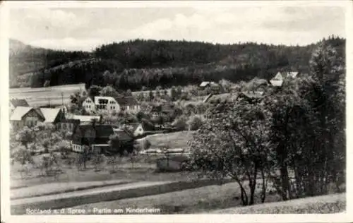 Ak Sohland an der Spree, Teilansicht, Kinderheim