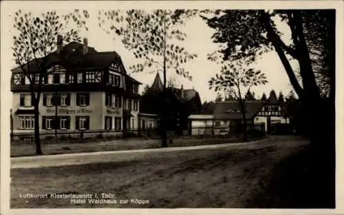 Ak Bad Klosterlausnitz in Thüringen, Hotel Waldhaus zur Köppe