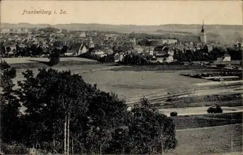 Ak Frankenberg an der Zschopau, Panorama