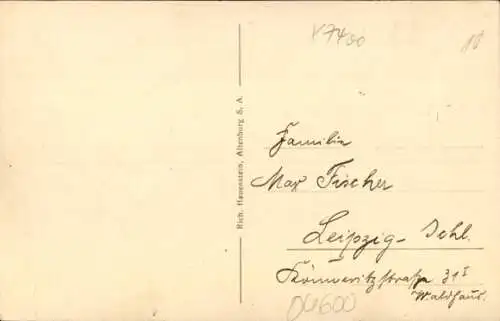 Ak Altenburg in Thüringen, Marktplatz