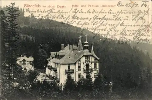 Ak Bärenfels Altenberg im Erzgebirge, Hotel und Pension Kaiserhof