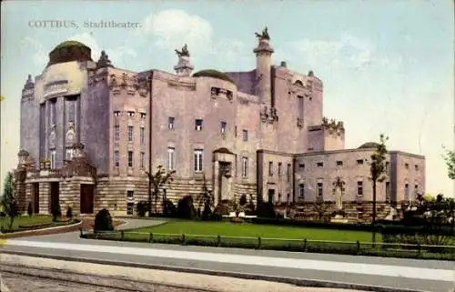 Ak Cottbus in der Niederlausitz, Stadttheater