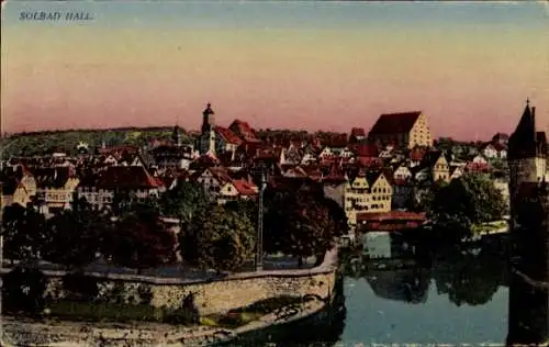 Ak Schwäbisch Hall in Württemberg, Gesamtansicht