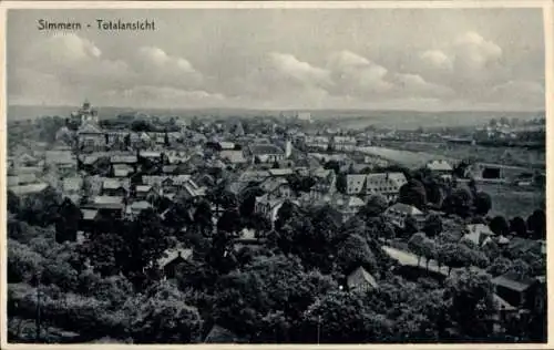 Ak Simmern im Hunsrück, Gesamtansicht