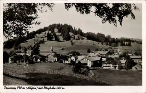 Ak Faistenoy Oy Mittelberg im Allgäu, Gesamtansicht, Elleghöhe