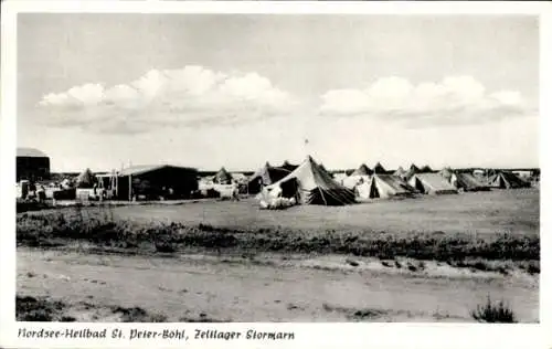 Ak Böhl Sankt Peter Ording, Zeltlager Stormarn