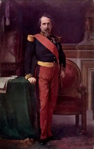 Künstler Ak Flandrin, H., Napoleon III, Portrait