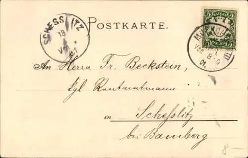 Ak Prinzregent Luitpold von Bayern, Portrait, Uniform, Orden