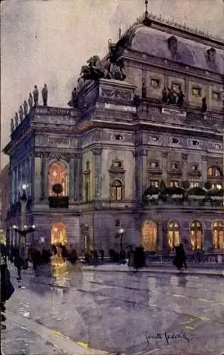 Künstler Ak Setelik, Jaroslav, Praha Prag Tschechien, Theater