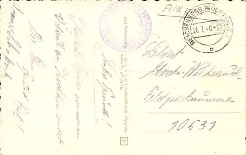 Ak Ještěd Jeschken Region Reichenberg, Jeschkenhaus, Außenansicht